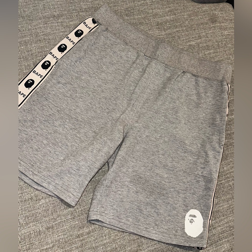 Gray BAPE Shorts